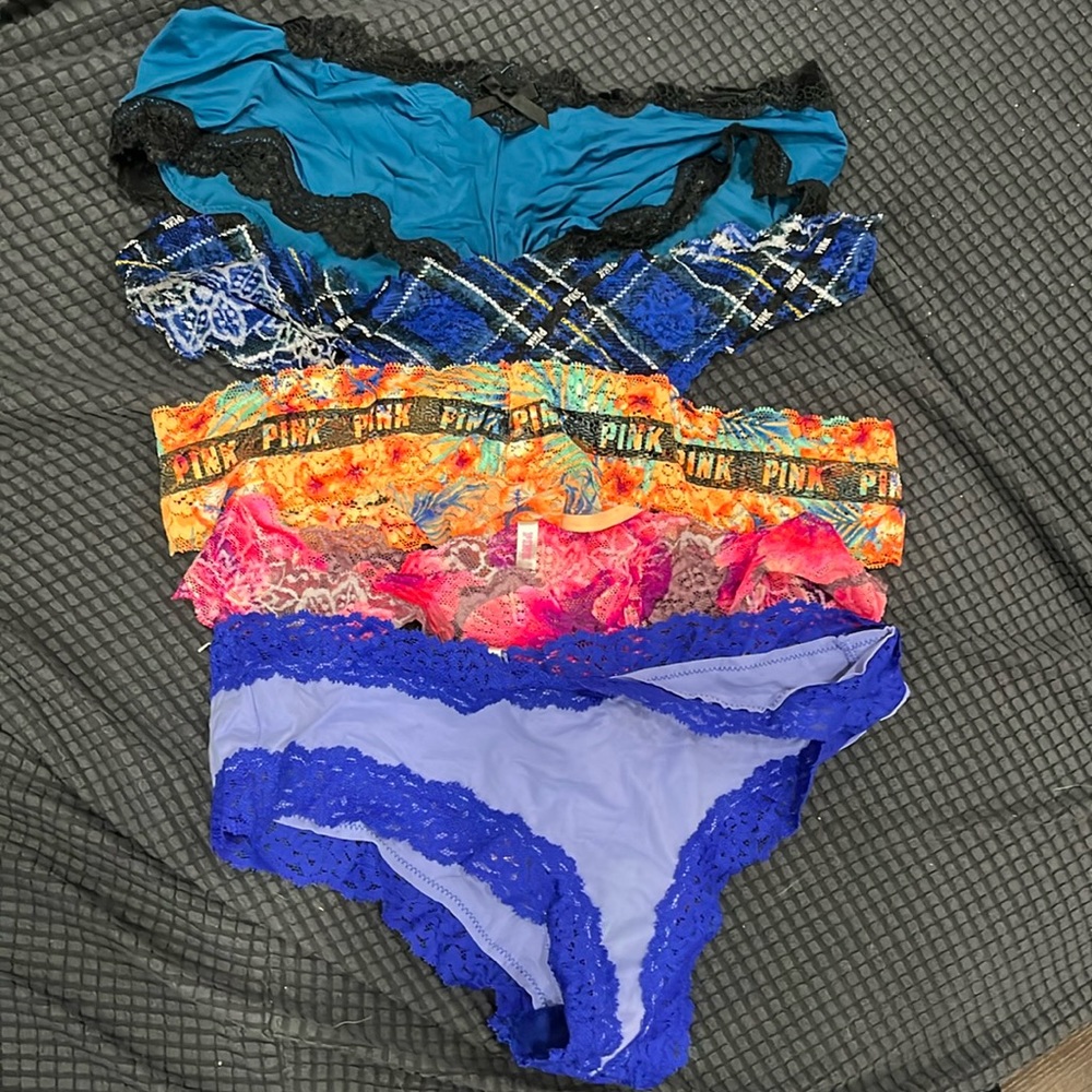 All 5 PINK underwear